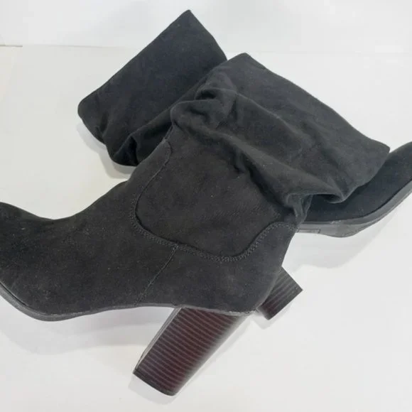 Style & Co Saraa Slouch Mid-shaft Boots Black -11 - Picture 4 of 5